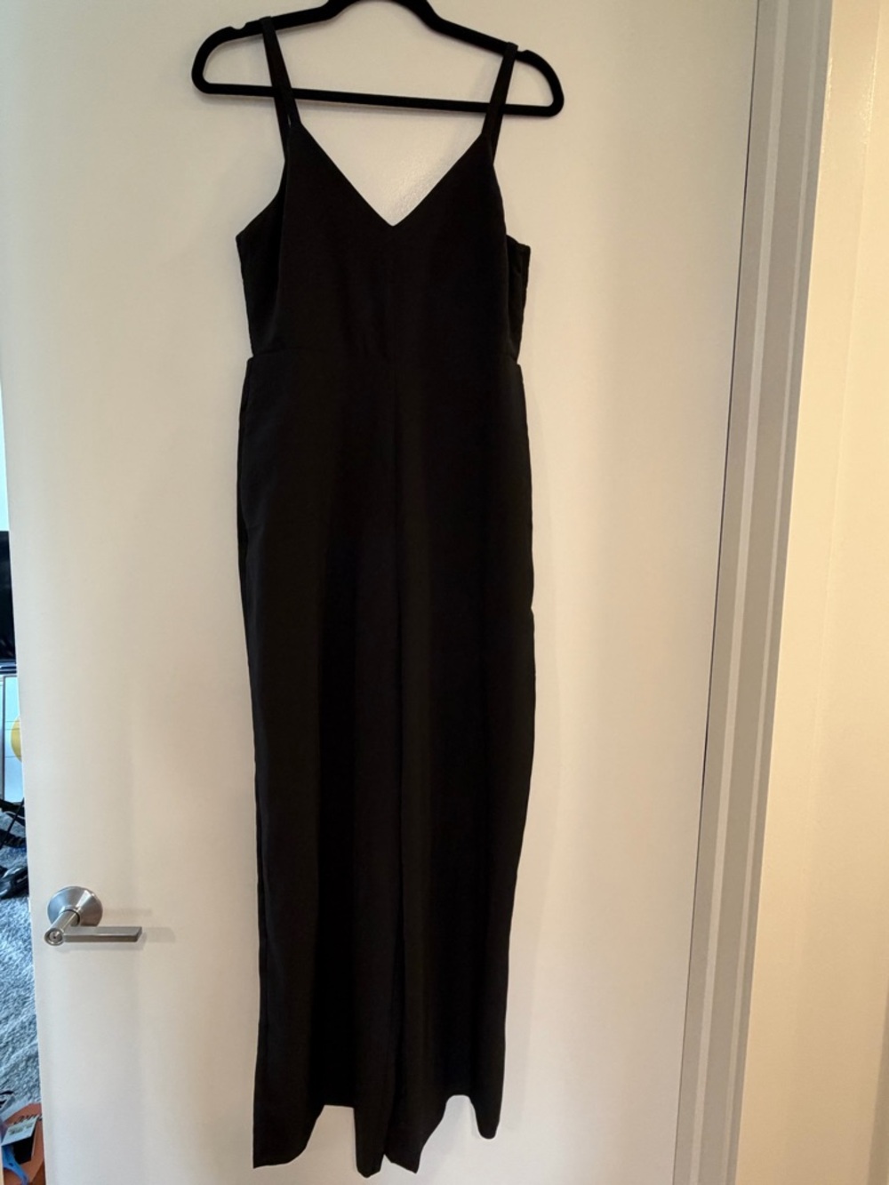 Madewell Black jumpsuit with V-Neck